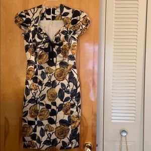Milly of New York the silk floral dress  Size 4